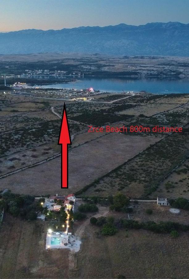 Villa Slatina Near Zrce Beach Novalja Eksteriør billede